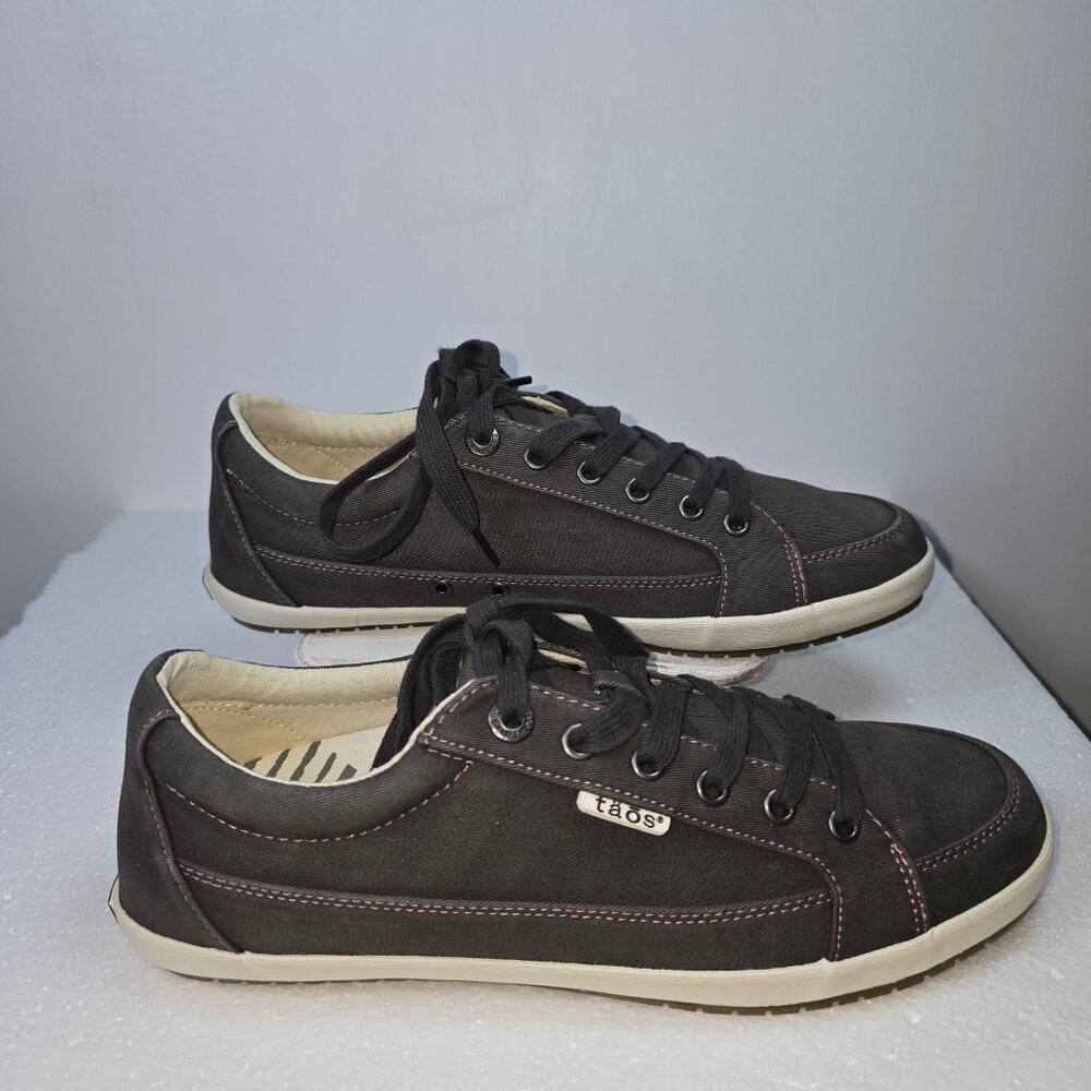 Taos Moc Star 2 Graphite Distressed Traveling Sneaker MS2-134828, NEW, US 10 - Picture 4 of 9